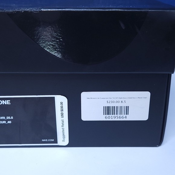 NIKE AIR FOAMPOSITE ONE DARK STUCCO/BLACK SIZE WOMEN'S 8.5 [AA3963-001] - Picture 12 of 12